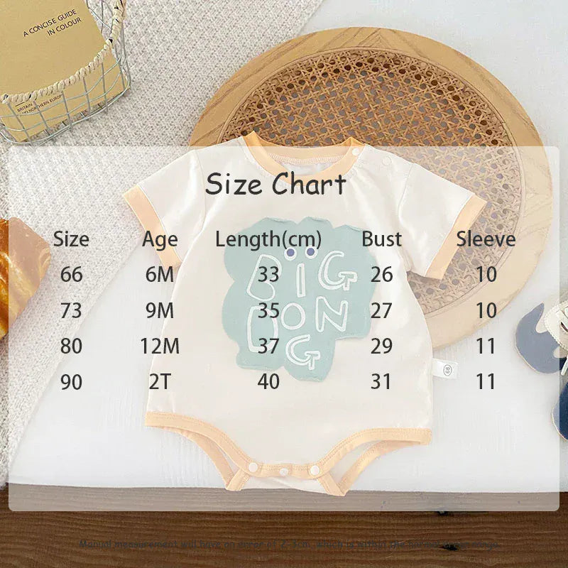 半袖ロンパース ベビーロンパース 半袖ボディスーツ レターロゴ 2カラー【mh0005486】