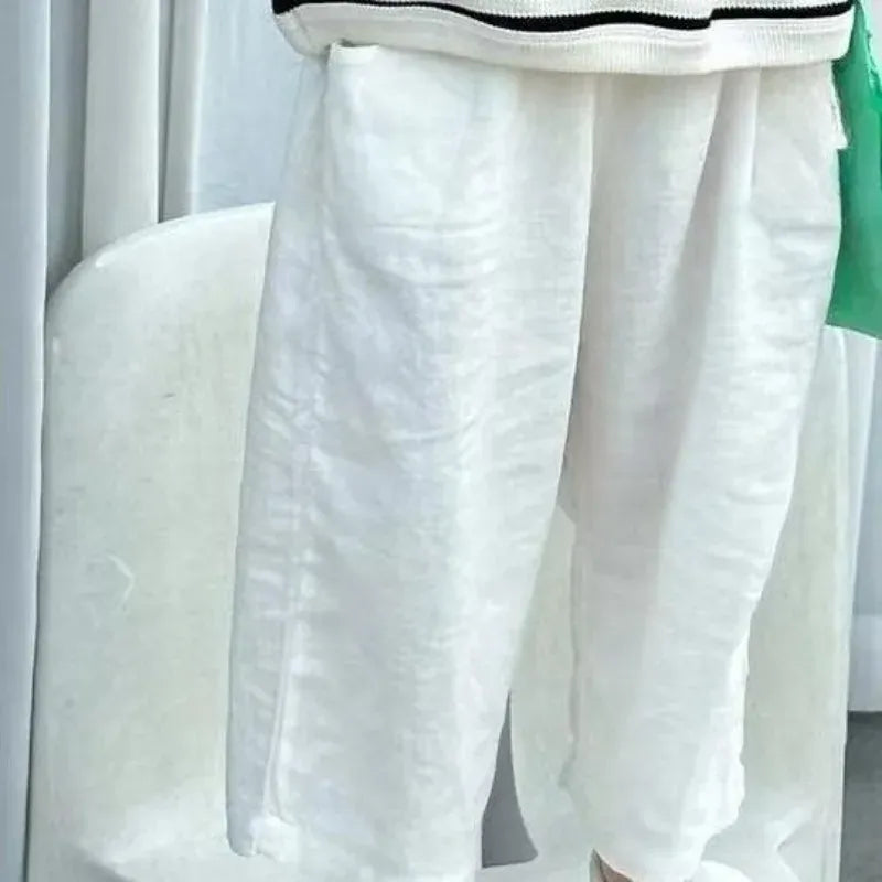 ロングパンツ・スウェットパンツ キッズパンツ コットンリネン サマールーズパンツ 2カラー【mh0005921】