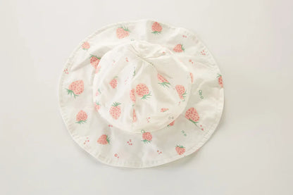 ノースリーブロンパース ベビーロンパース 帽子セット ノースリーブボディスーツ チューリップハット フラワー花柄プリント 2カラー【mh0005934】