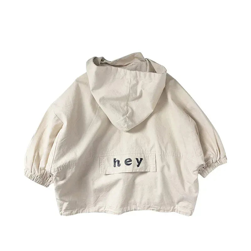 ショートコート・ジャケット・ジャンパー キッズアウター フーディウィンドブレーカーコートジャケット 2カラー【mh0007479】