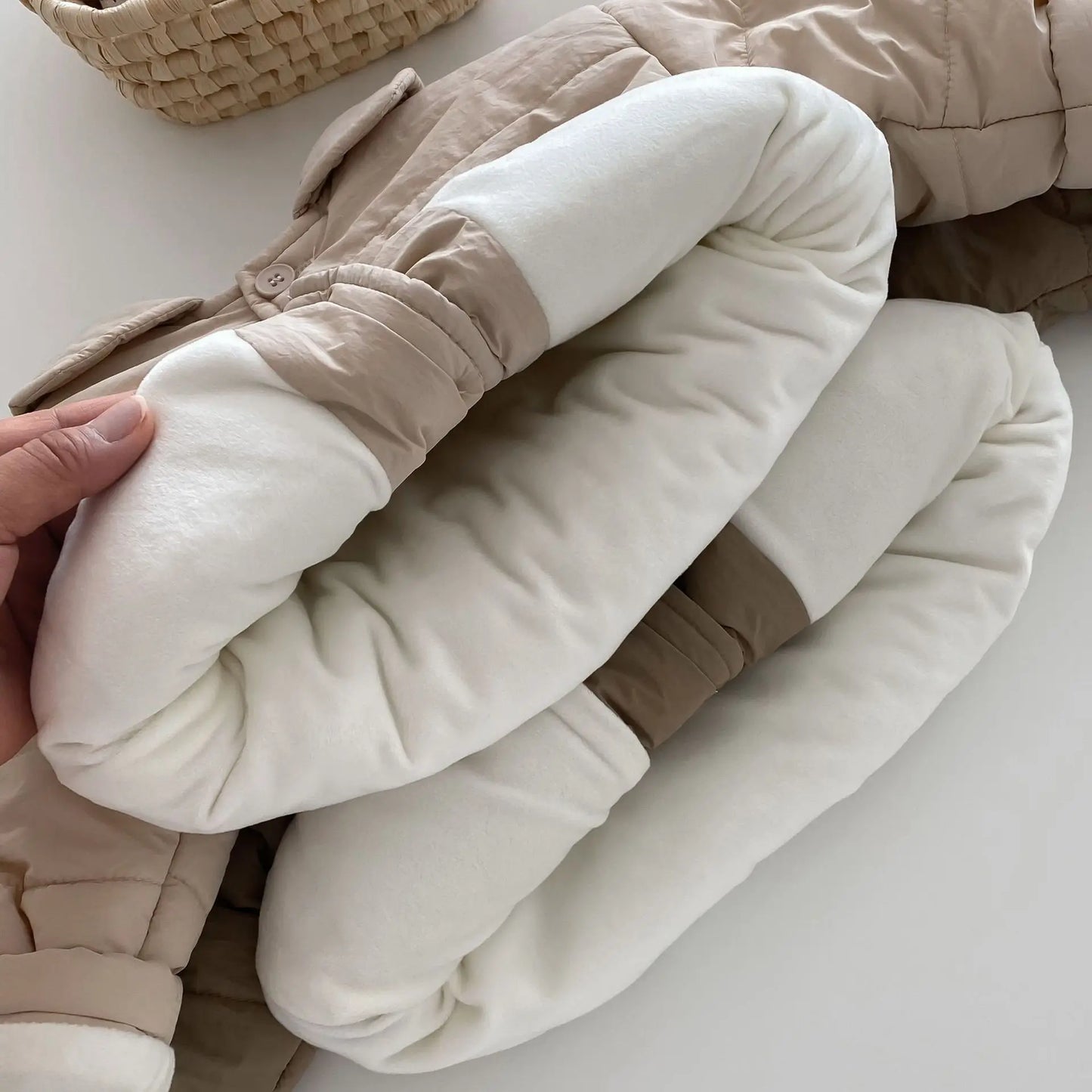 ショートコート・ジャケット・ジャンパー ベビーキッズアウター 中綿キルティングブルゾンコートジャケット 2カラー【mh0007526】