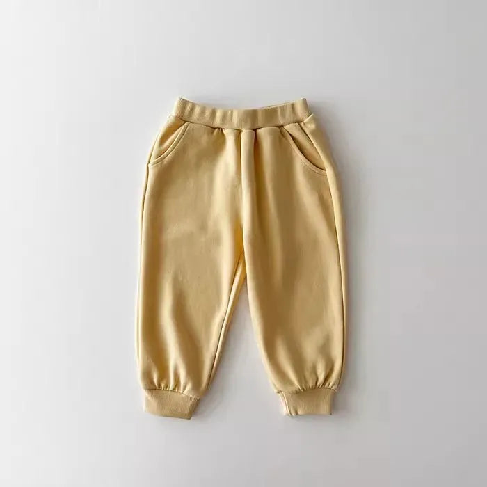 長袖セットアップ ベビーキッズセットアップ 2点セット レターロゴワッペン長袖スウェットシャツ+スウェットロングパンツ【mh0007638】