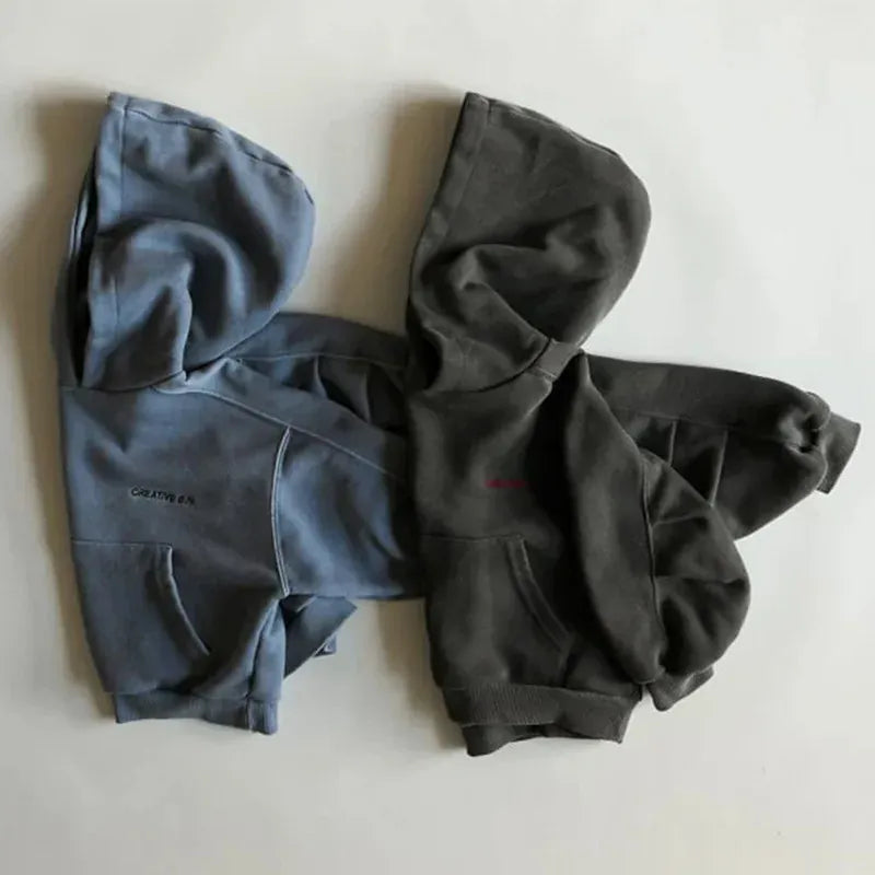 長袖セットアップ キッズセットアップ 2点セット レターロゴプリント裏フリースフーディ長袖スウェットパーカー+ロングスウェットパンツ【mh0008304】