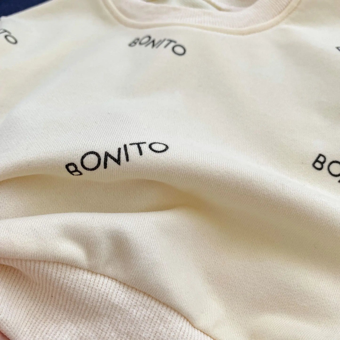 長袖セットアップ ベビーセットアップ 2点セット ロゴプリント長袖スウェットシャツ+ロングスウェットパンツ【mh0008574】