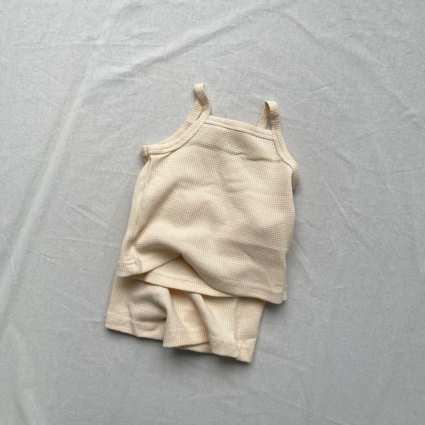 ノースリーブセットアップ キャミソール+ショートパンツセットアップ 2点セット【mh0009433】