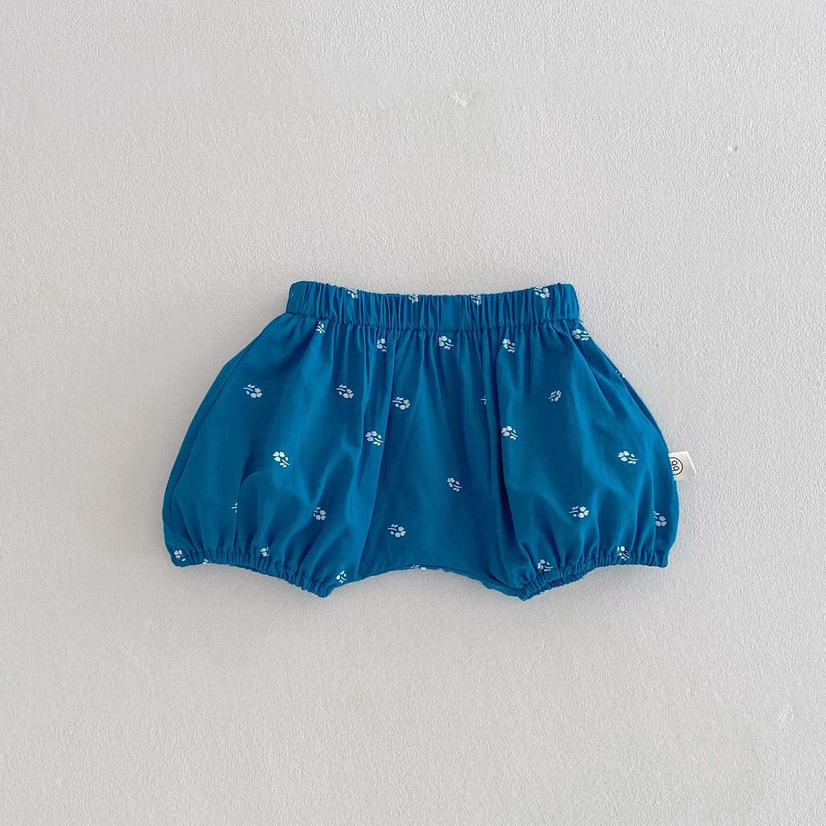 半袖セットアップ フラワー刺繍半袖ブラウス+バルーンショートパンツセットアップ 2点セット【mh0010344】