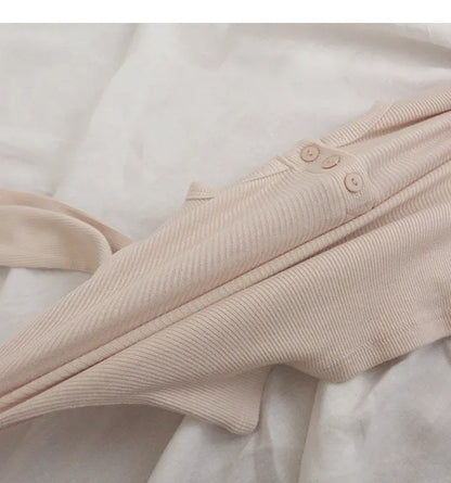 長袖パジャマ キッズセットアップ 2点セット 長袖Tシャツ+ロングパンツ シンプルベーシック ルームウェア パジャマ