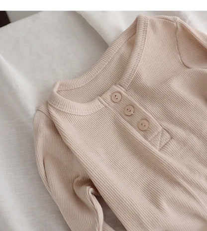 長袖パジャマ キッズセットアップ 2点セット 長袖Tシャツ+ロングパンツ シンプルベーシック ルームウェア パジャマ