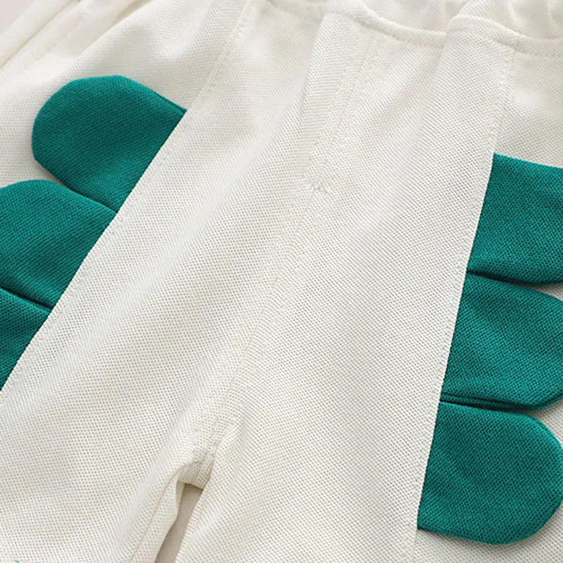 半袖セットアップ キッズセットアップ 2点セット 半袖Tシャツ+ショートパンツ 恐竜ワニ 2カラー【mh0005487】