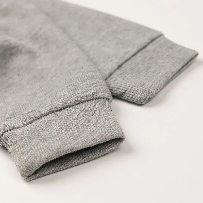 長袖セットアップ ベビーセットアップ 2点セット 長袖Tシャツ+ロングパンツ レターロゴ刺繍 2カラー【mh0007753】