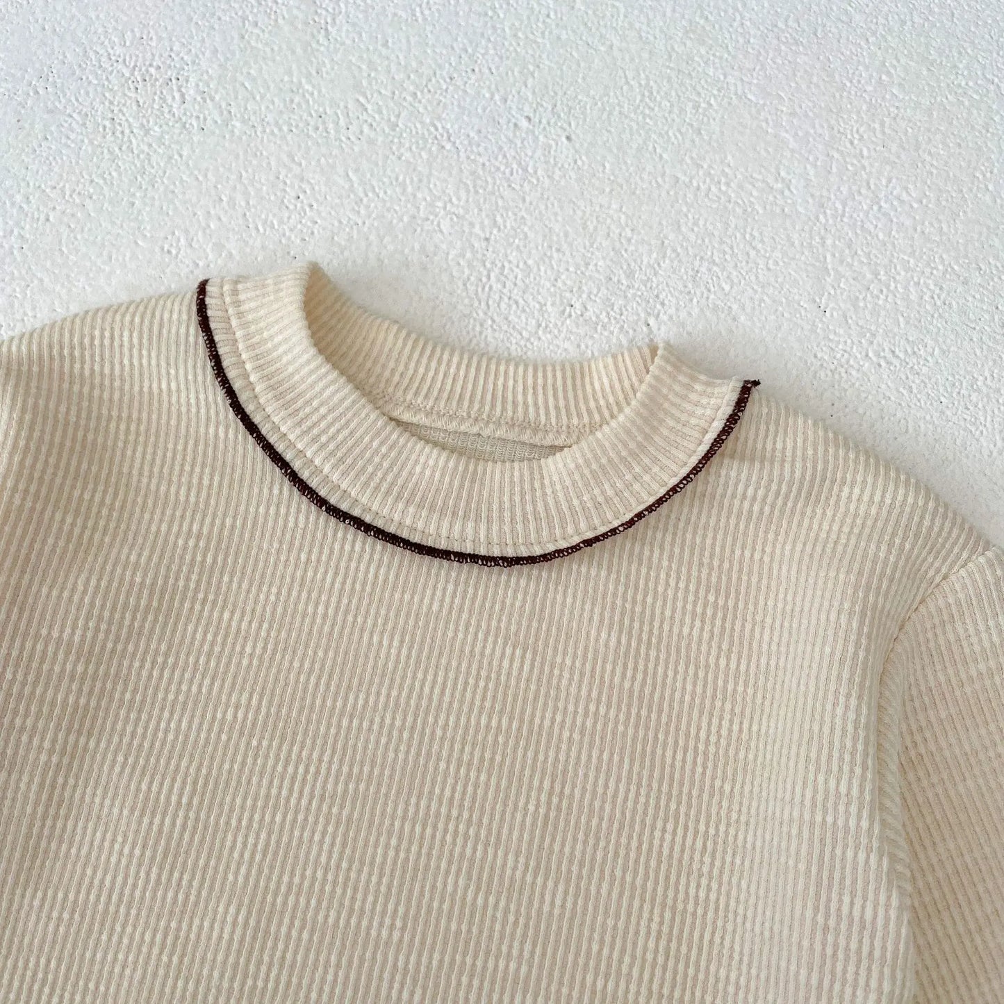 長袖セットアップ ベビーセットアップ 2点セット 長袖Tシャツ ブルマパンツ シンプルベーシック 3カラー
