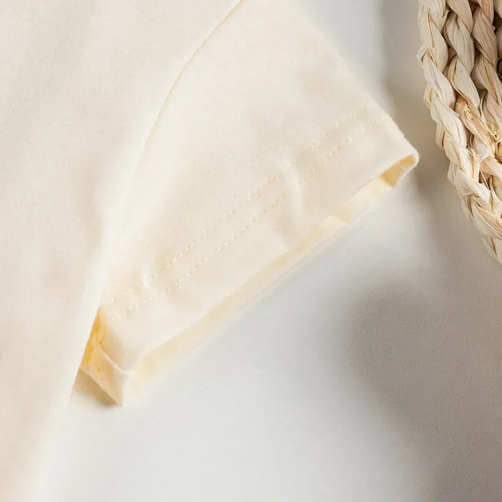 半袖セットアップ ベビーセットアップ 2点セット 半袖Tシャツ+ショートパンツ パイナップル/おばけ/うさぎ ワンポイント刺繍 3カラー【mh0006106】