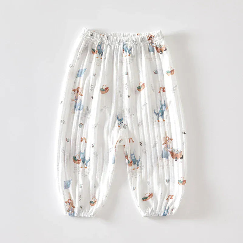 ロングパンツ・スウェットパンツ 2023CN85 / 73cm ベビーキッズパンツ サマールーズパンツ 蚊よけパンツ