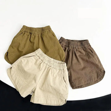 ハーフパンツ・ショートパンツ キッズパンツ ショートパンツ ルーズランニングパンツ 3カラー
