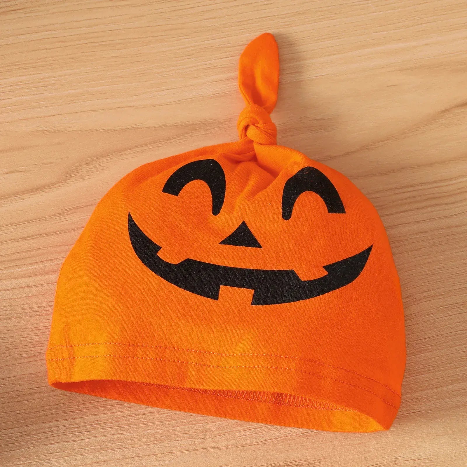 ロンパースセットアップ ベビーハロウィンコスチューム セットアップ 3点セット 長袖ロンパース+ロングパンツ+帽子 パンプキン Halloween 👻【mh0006359】