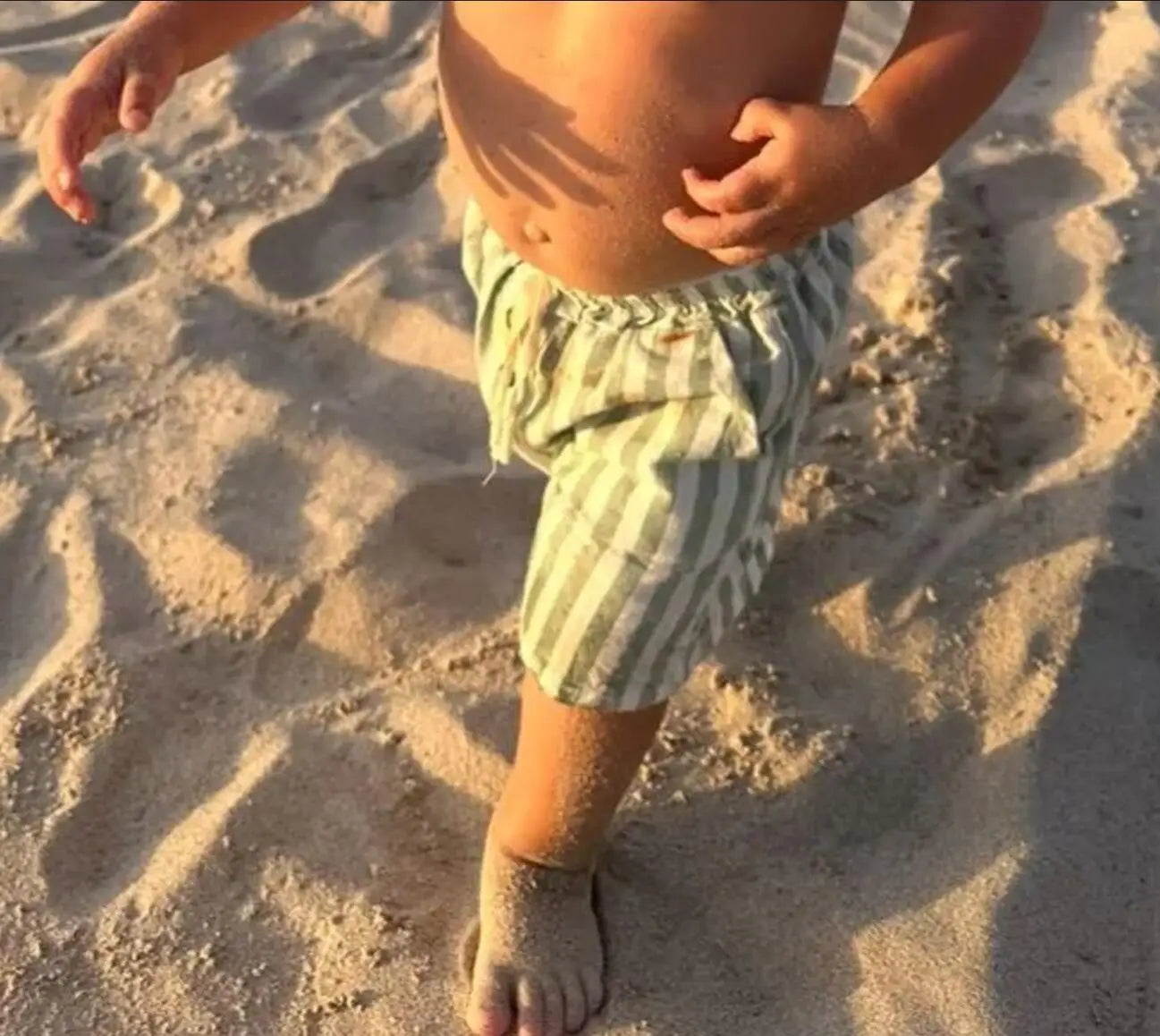 ハーフパンツ・ショートパンツ キッズパンツ ストライプ サマーショートパンツ 3カラー【mh0006329】