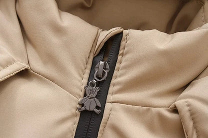 アウタージャンプスーツ キッズスキーウェア シンプルフーディ防寒ジャンプスーツつなぎ スポーツウェア 4カラー【mh0007610】