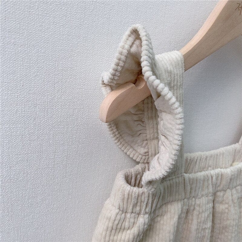 ノースリーブジャンプスーツ ベビー フリル コーデュロイ ジャンプスーツ 42381050