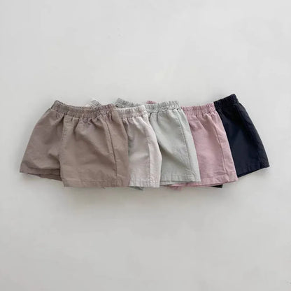 ハーフパンツ・ショートパンツ ベビーパンツ ショートパンツ シンプルベーシック 5カラー