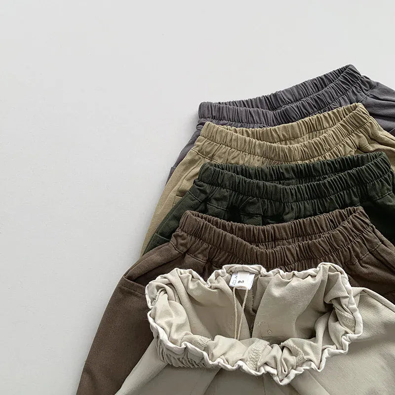 ハーフパンツ・ショートパンツ キッズパンツ ショートパンツ シンプルベーシック 5カラー