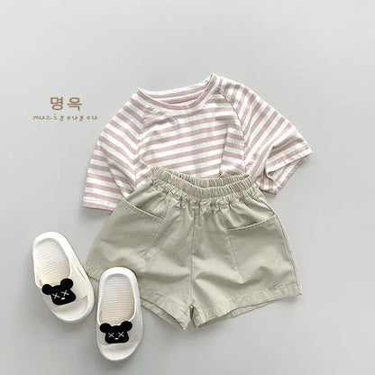 ハーフパンツ・ショートパンツ キッズパンツ ショートパンツ シンプルベーシック 5カラー