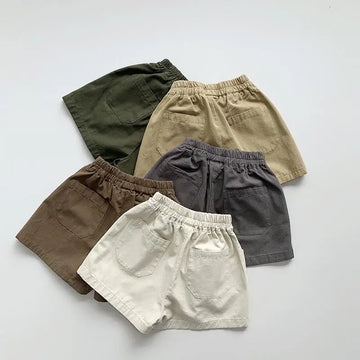 ハーフパンツ・ショートパンツ キッズパンツ ショートパンツ シンプルベーシック 5カラー