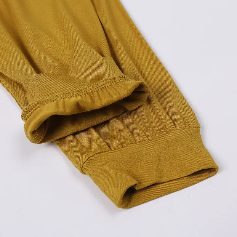ロングパンツ・スウェットパンツ ベビーパンツ 薄手ロングルーズパンツ 無地シンプルベーシック 5カラー