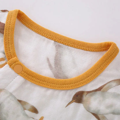 半袖ロンパース ベビーロンパース 半袖カバーオール アニマルプリント 5カラー【mh0004592】