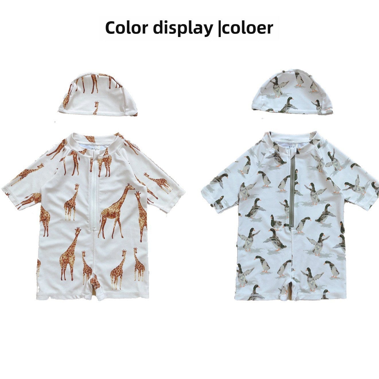 ベビー用水着 ボーイズ水着 7分丈つなぎスイムウェア ラッシュガード【mh0009303】