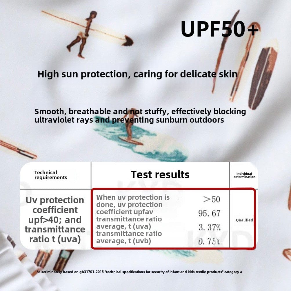 ベビー用水着 ボーイズ水着 7分丈セパレートスイムウェア ラッシュガード【mh0009356】