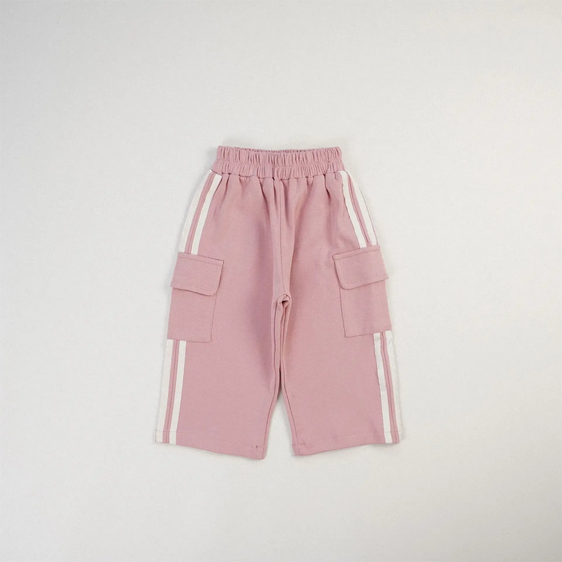 ロングパンツ・スウェットパンツ キッズパンツ サイドラインスウェットカーゴパンツ スポーツパンツ 8カラー【mh0006965】