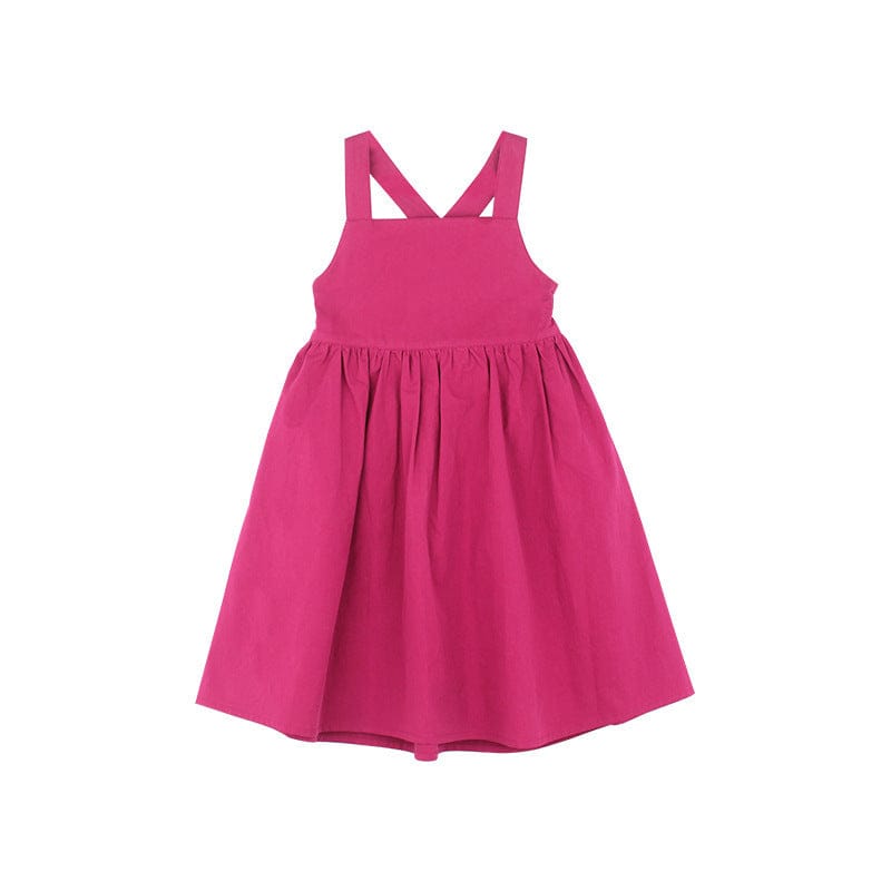 ノースリーブワンピース キッズワンピース ノースリーブAラインワンピース 2カラー【mh0005954】