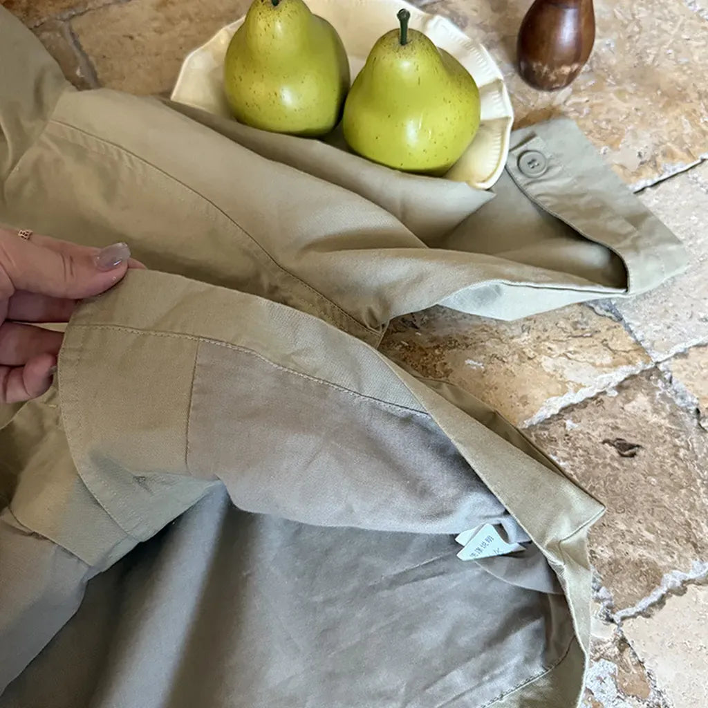 ショートコート・ジャケット・ジャンパー レースフリル付きフードジャケット ゆったりAラインアウター【mh0011057】