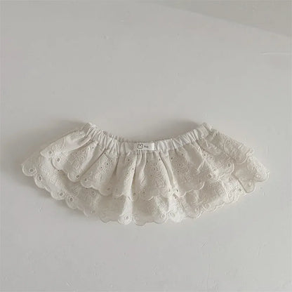 スカート A / Size 60-80cm ベビースカート レースフリルペプラム重ね着ミニスカート【mh0008846】