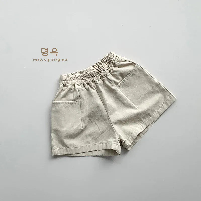 ハーフパンツ・ショートパンツ apricot / 12M  80cm キッズパンツ ショートパンツ シンプルベーシック 5カラー