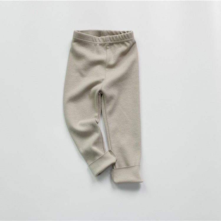 レギンスパンツ apricot / 80cm キッズ シンプル レギンス パンツ