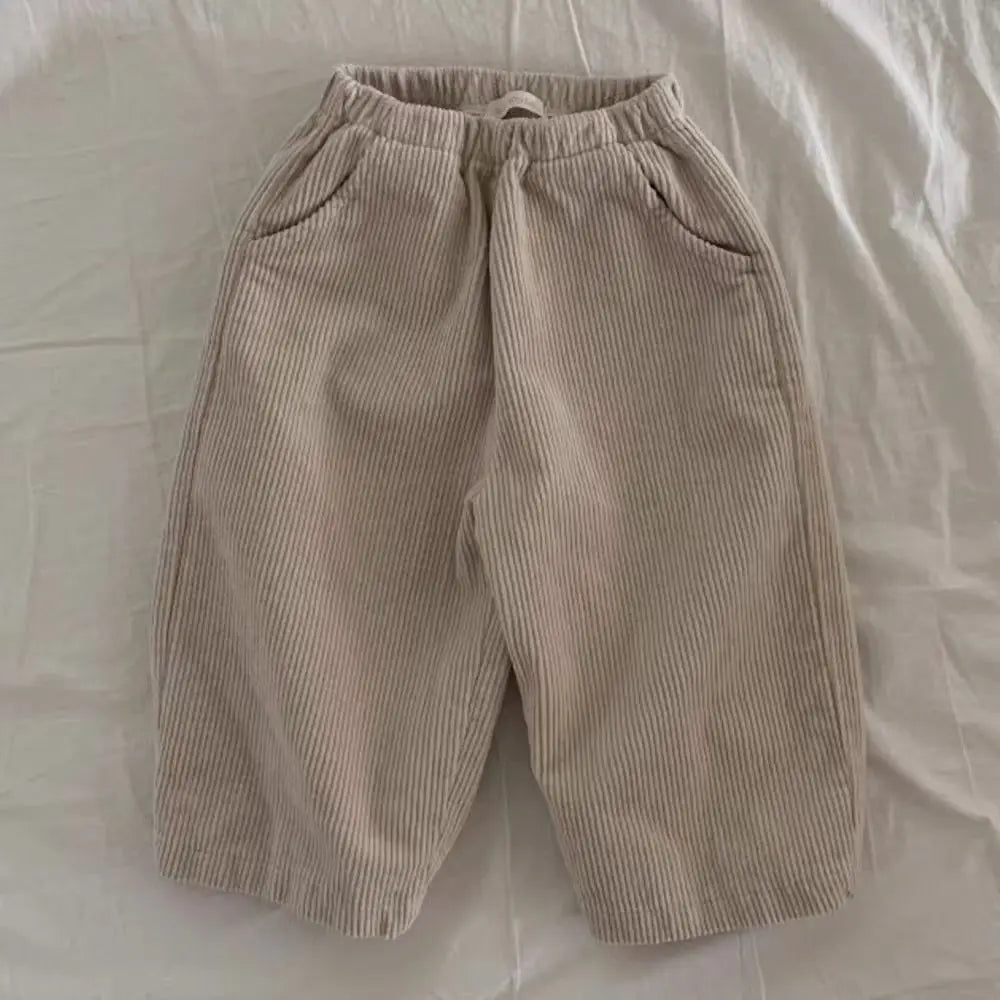 ロングパンツ・スウェットパンツ Apricot / 9M  73CM ベビーパンツ コーデュロイシンプルルーズロングパンツ【mh0008263】