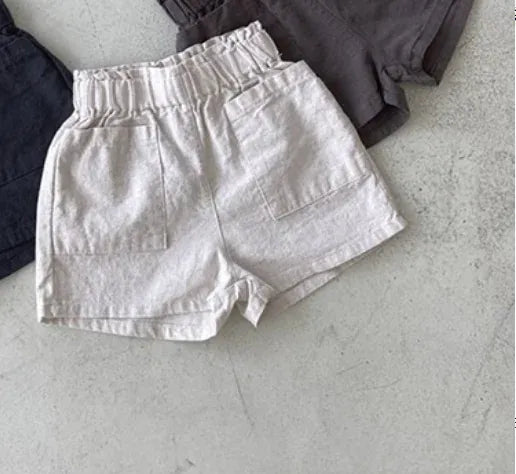 ハーフパンツ・ショートパンツ Apricot Gray / 73cm 6-9M ベビーパンツ ショートパンツ シンプルベーシック 3カラー【mh0005270】