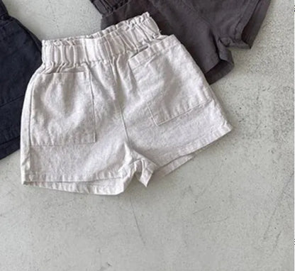 ハーフパンツ・ショートパンツ Apricot Gray / 73cm 6-9M ベビーパンツ ショートパンツ シンプルベーシック 3カラー【mh0005270】