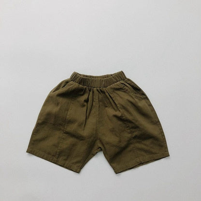 ハーフパンツ・ショートパンツ army green / 12M/80cm キッズ ルーズ サマー パンツ ブラウン カーキ アーミーグリーン ボーイズ