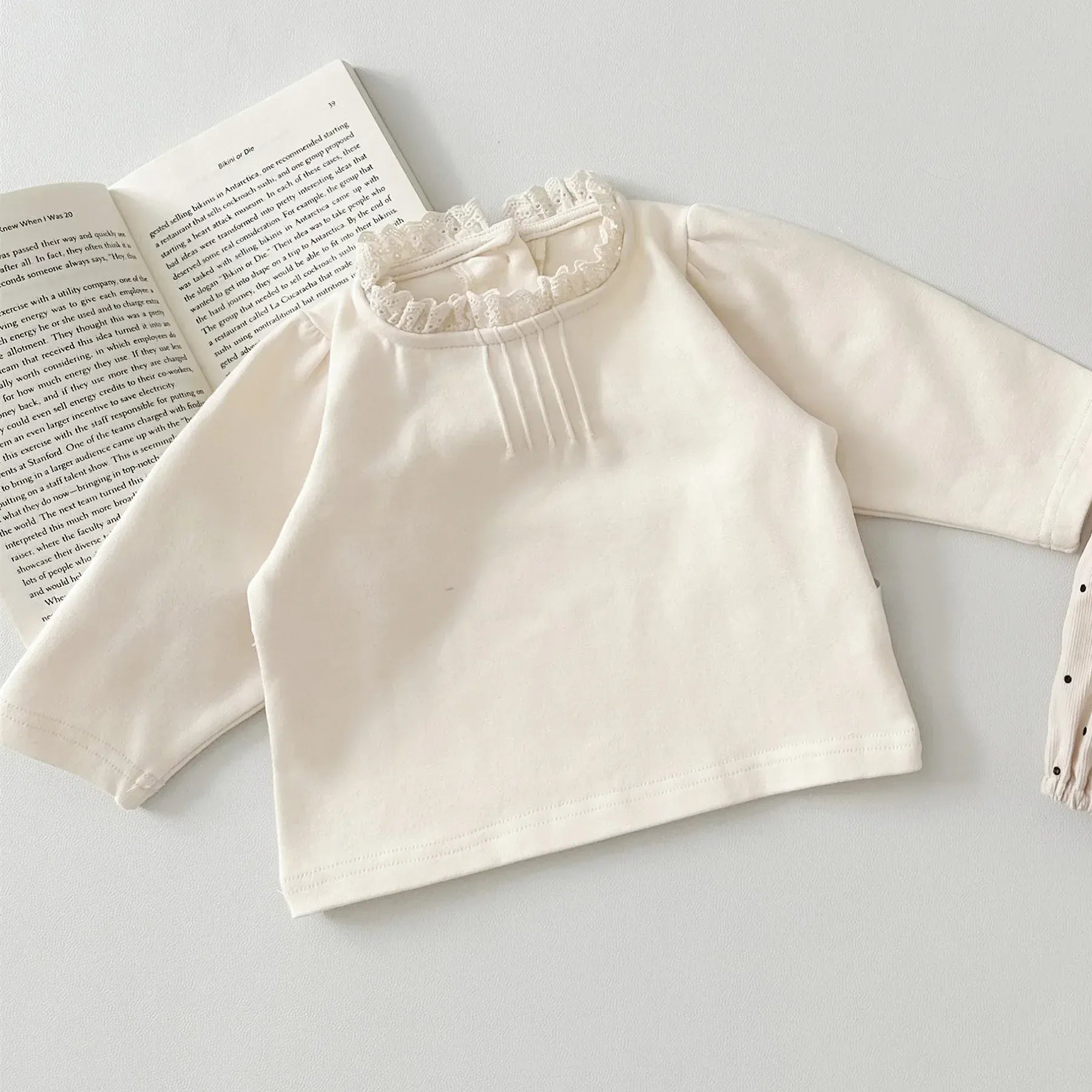 ノースリーブロンパース Beige / 6M  66CM ベビートップス/ロンパース 長袖スタンドフリルカラーTシャツ/ノースリーブビッグ襟水玉ボディスーツ【mh0004636】