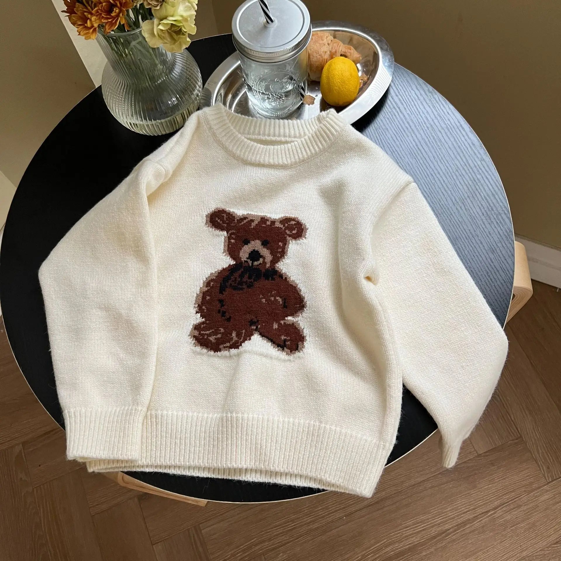 ニット・セーター beige / 80cm キッズトップス ベアくま ニットセーター 3カラー