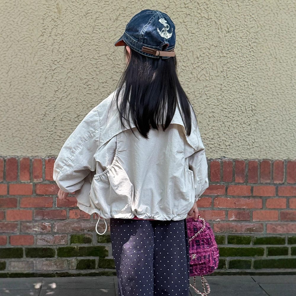 ショートコート・ジャケット・ジャンパー Beige / 90cm ビッグポケットブルゾンジャケット【mh0010573】