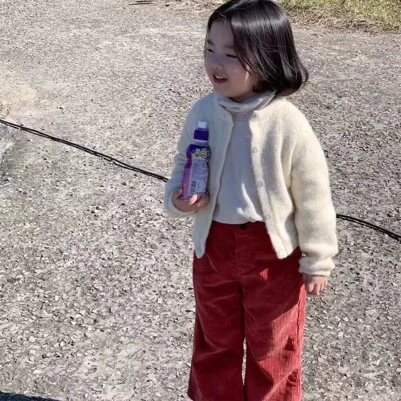 カーディガン・パーカー Beige Apricot / 9M  73CM キッズカーディガン モヘアタッチニットジャケット【mh0008108】