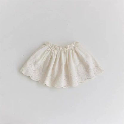 スカート Beige / M 1-3Years ベビースカート レーススカート オーバースカート 2カラー【mh0006332】