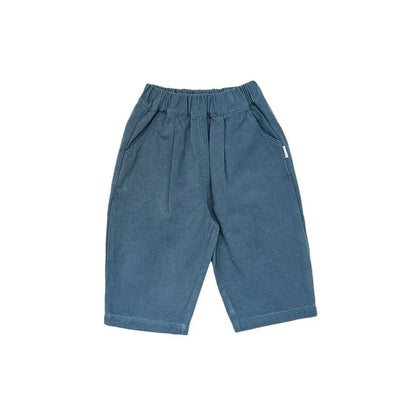 ロングパンツ・スウェットパンツ blue / 12M  80cm キッズパンツ ルーズロングパンツ シンプルベーシック 3カラー