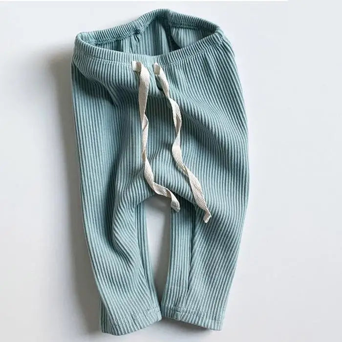 レギンスパンツ Blue / 73cm ベビー リブ レギンス パンツ【mh0000101】