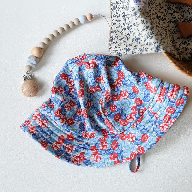 ベビー用水着 Bucket hat camellia / S ガールズサンハット帽子 スイムキャップ日除けバケットハット【mh0009285】