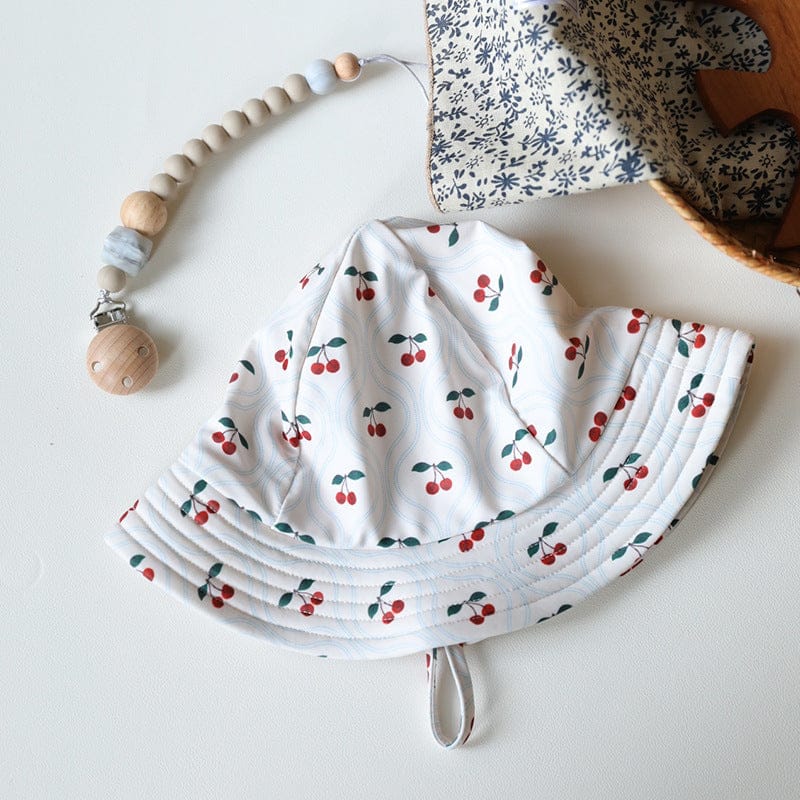 ベビー用水着 Bucket hat cherry / S ガールズサンハット帽子 スイムキャップ日除けバケットハット【mh0009285】