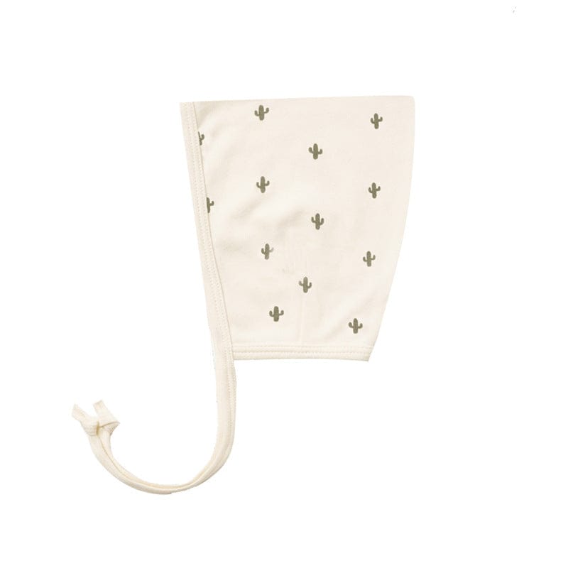 ロンパースセットアップ Cactus Hat / 66cm カクタス/ムーン/ボーダー/無地長袖ボディスーツ/ロングパンツ/ボンネット帽子【mh0010746】